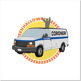 CORONER PARTY VAN Posters and Art